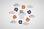 Circular 6 Processes Infographic