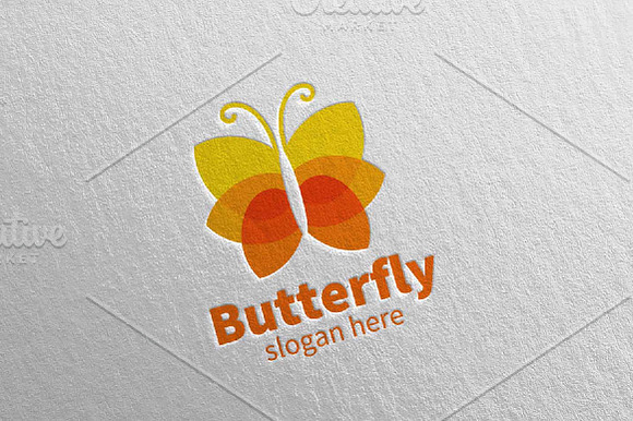 Butterfly Logo vol 18 in Logo Templates - product preview 1