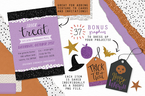 Halloween Frames, Paper & Washi Tape in Objects - product preview 2