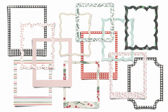 Holiday Frames, Papers & Washi Tape in Objects - product preview 5