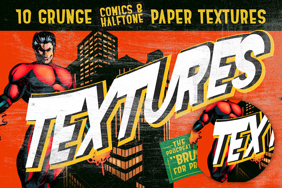Comics & Halftone: Procreate Brushes in Add-Ons - product preview 7
