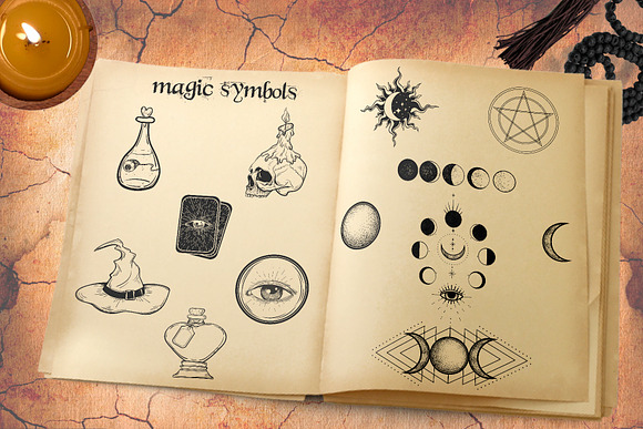 Witch hands magic set in Objects - product preview 2
