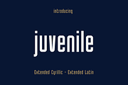 Juvenile - A Modern Sans Serif