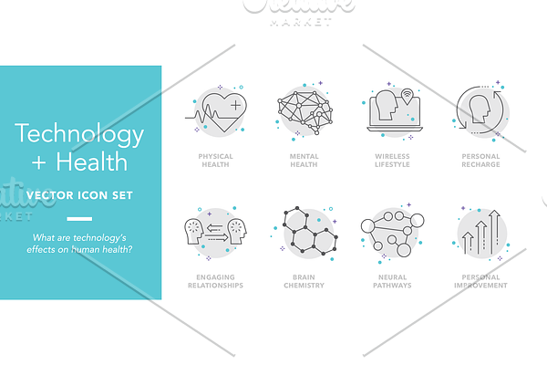 Technology Health Icons