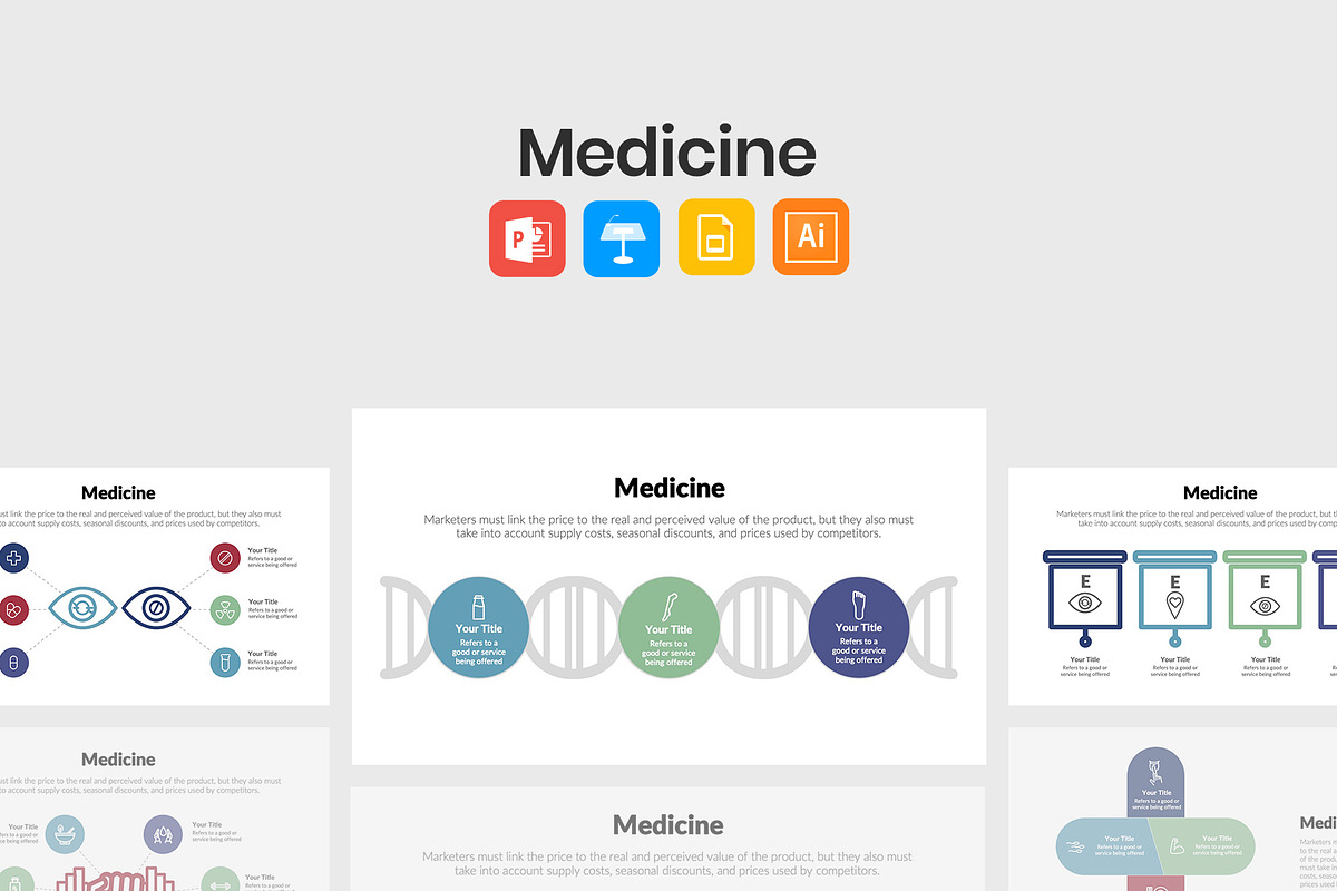 Medicine Infographics Template in Keynote Templates - product preview 8