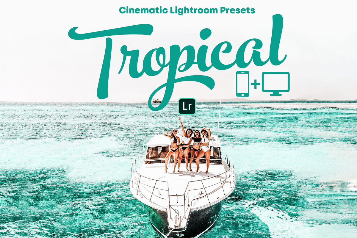 Tropical Vibes - Lightroom Presets in Add-Ons - product preview 8