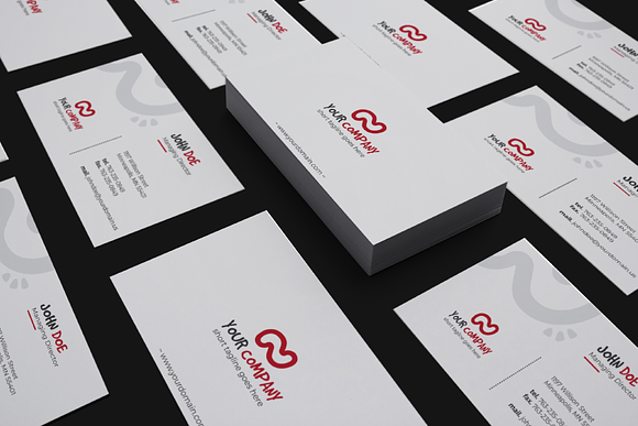 Simple Professional Business Card 02 in Business Card Templates - product preview 2