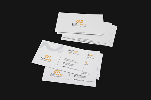 Simple Professional Business Card 02 in Business Card Templates - product preview 7