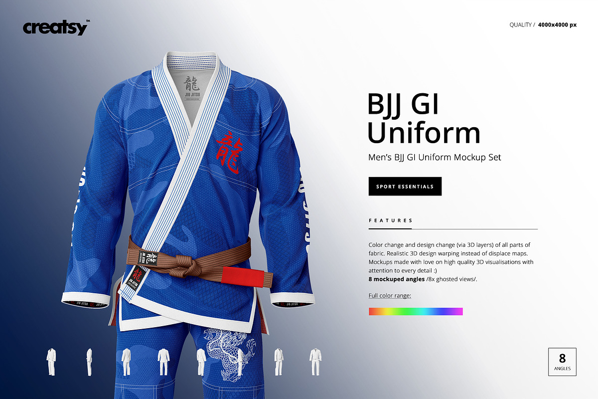 Download Brazilian Jiu Jitsu GI Mockup | Creative Product Mockups ...