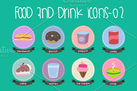 Food and Drink Icons in Food Icons - product preview 1