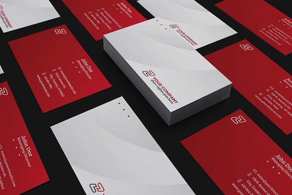 Simple Professional Business Card 03 in Business Card Templates - product preview 2