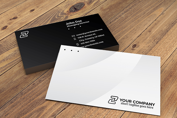 Simple Professional Business Card 03 in Business Card Templates - product preview 3