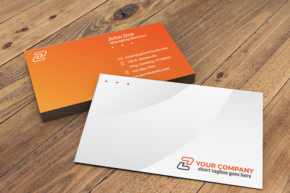 Simple Professional Business Card 03 in Business Card Templates - product preview 9