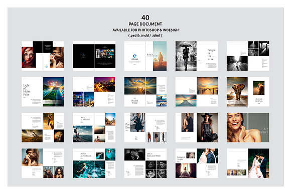 Photography Portfolio BUNDLE in Brochure Templates - product preview 3