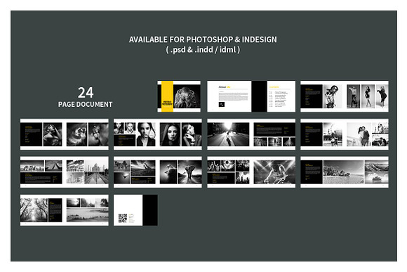 Photography Portfolio BUNDLE in Brochure Templates - product preview 9