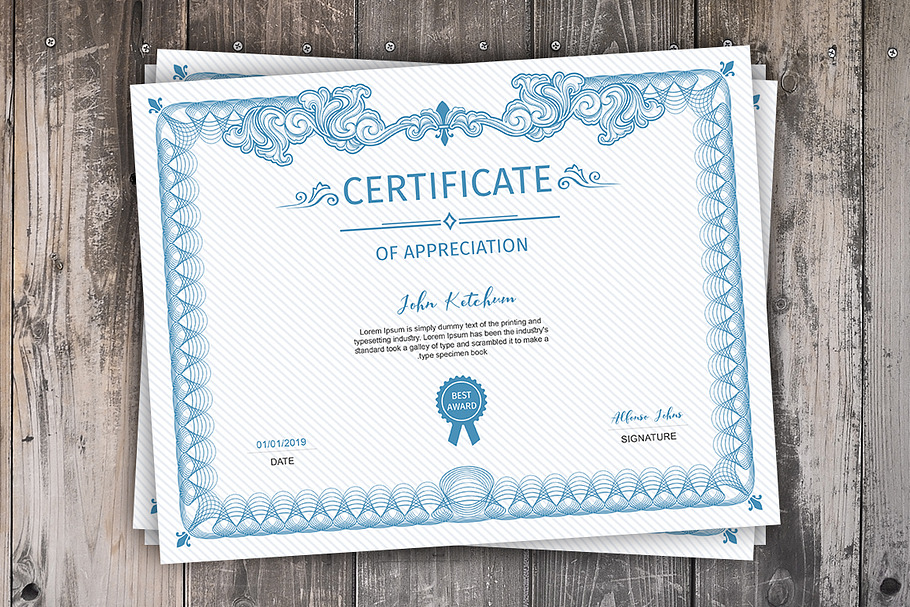Multipurpose Certificate Template in Stationery Templates - product preview 8