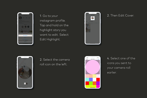 Instagram Highlight Covers in Icons - product preview 1