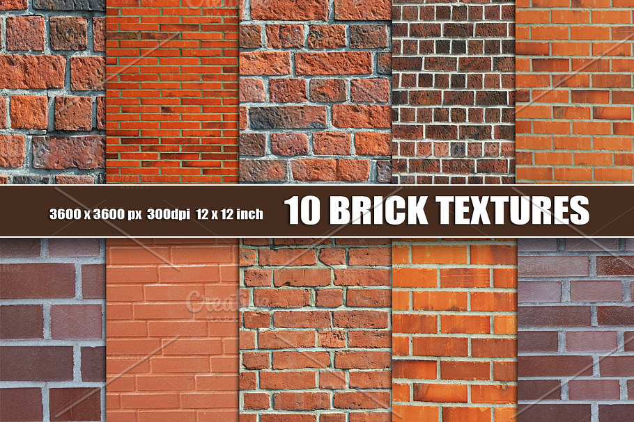Brick Wall Texture Background in Textures - product preview 8