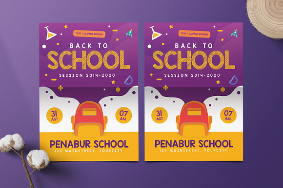 Back to School Flyer in Flyer Templates - product preview 1