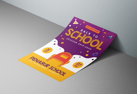 Back to School Flyer in Flyer Templates - product preview 3