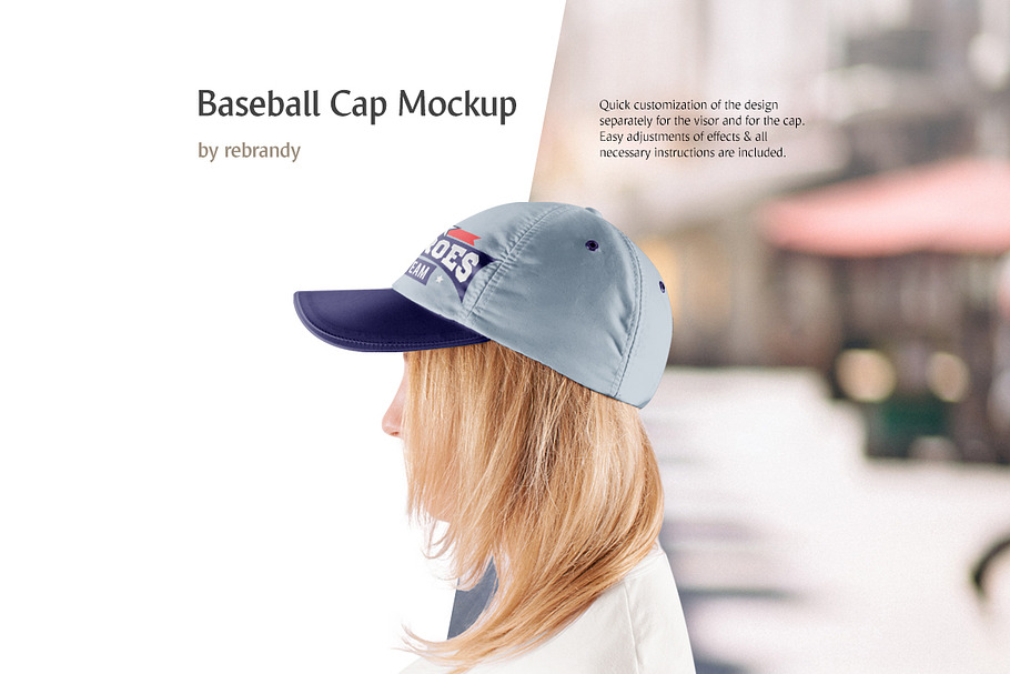 Baseball Cap Mockup in Product Mockups - product preview 8