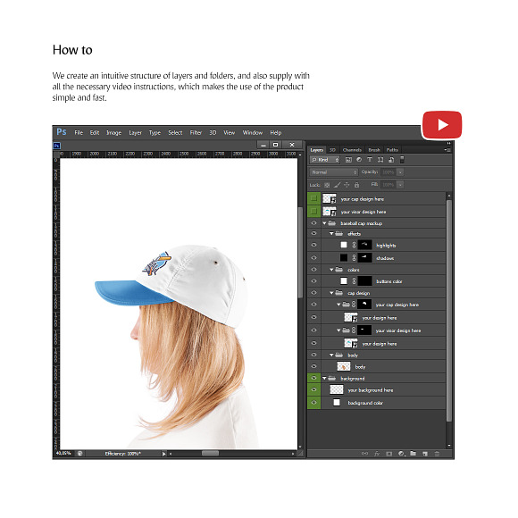 Baseball Cap Mockup in Product Mockups - product preview 2