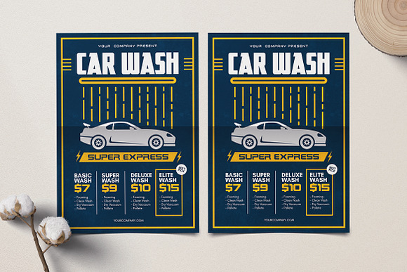 Car Wash Flyer in Flyer Templates - product preview 3