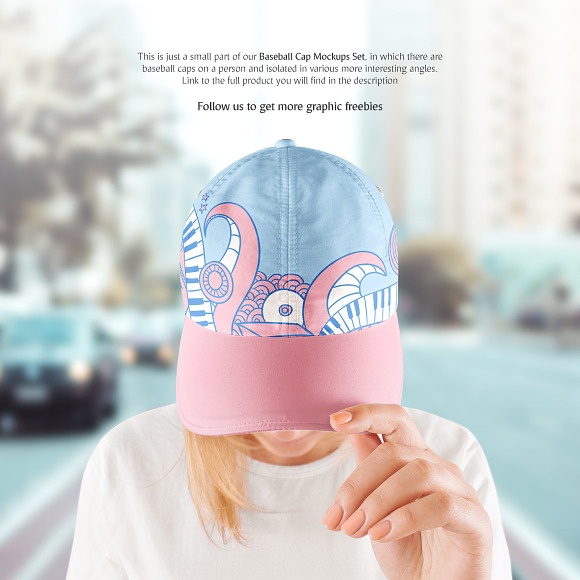 Baseball Cap Mockup in Product Mockups - product preview 4