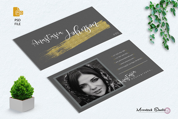 Business Card Template in Business Card Templates - product preview 2