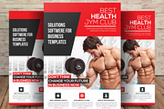 Health & Fitness Gym Flyer Template