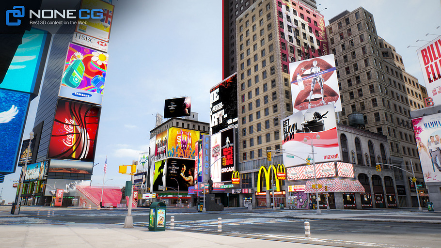New York City Times Square in Architecture - product preview 10