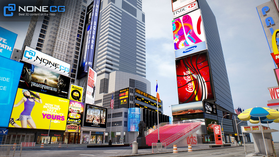 New York City Times Square in Architecture - product preview 16
