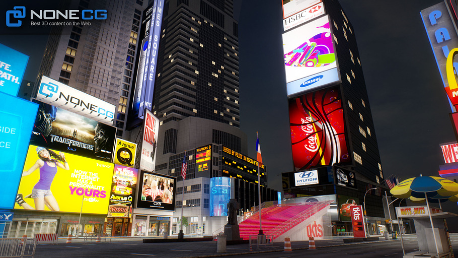 New York City Times Square in Architecture - product preview 17