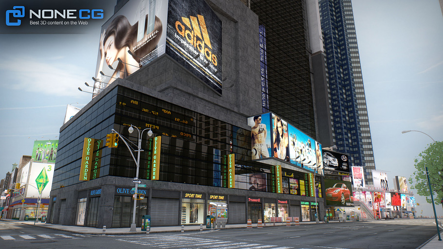 New York City Times Square in Architecture - product preview 24