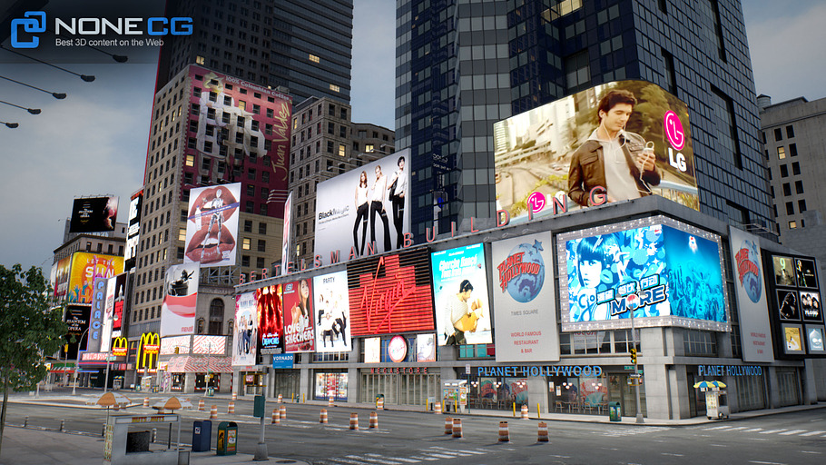 New York City Times Square in Architecture - product preview 27
