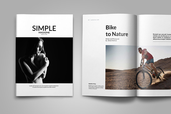 Simple Magazine in Magazine Templates - product preview 14