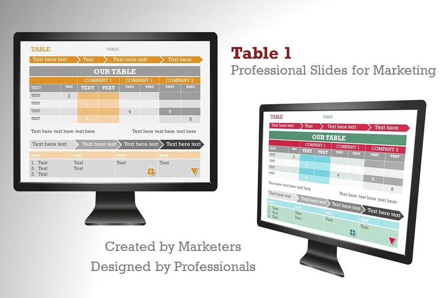Table 1 PowerPoint Template
