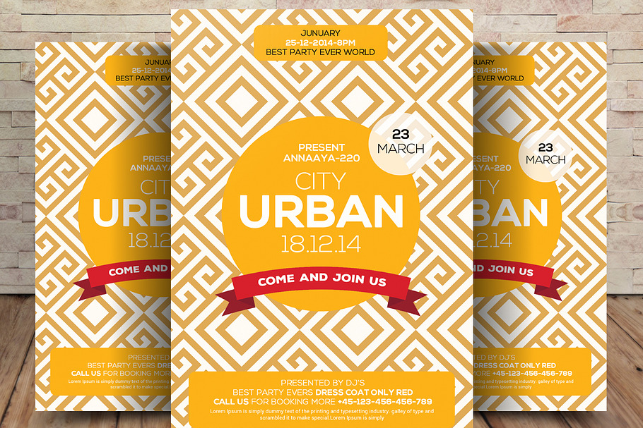 Urban City Flyer in Flyer Templates - product preview 8