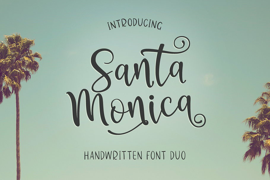Santa Monica in Script Fonts - product preview 8
