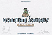 Mountain Journey - a Fun Font Duo