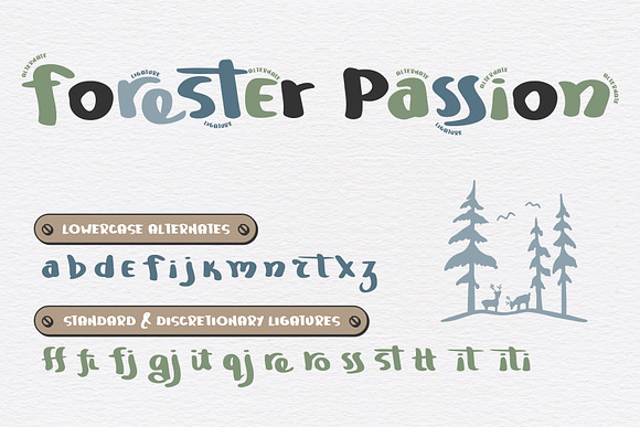 Mountain Journey - a Fun Font Duo in Display Fonts - product preview 2