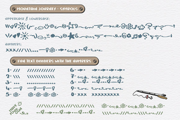 Mountain Journey - a Fun Font Duo in Display Fonts - product preview 3