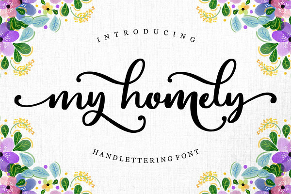 My Homely - Handlettering Font