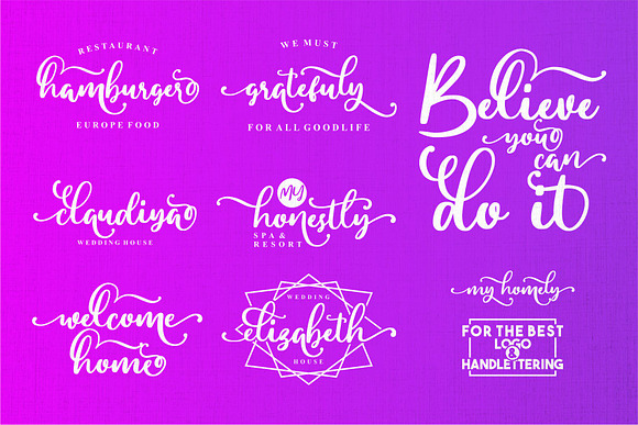 My Homely - Handlettering Font in Script Fonts - product preview 6