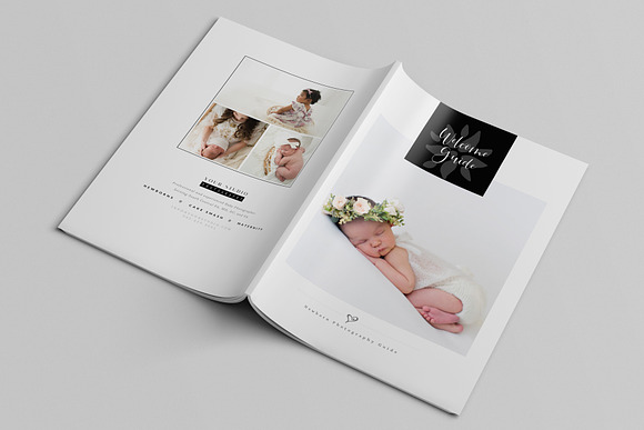 12-Page Newborn Photography Magazine in Magazine Templates - product preview 1