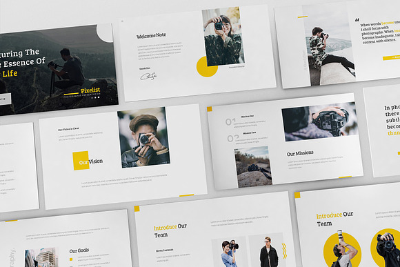 Pixelist - Photography Google Slides in Google Slides Templates - product preview 1