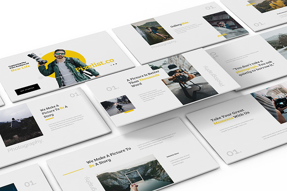 Pixelist - Photography Google Slides in Google Slides Templates - product preview 4