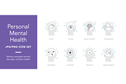 Personal Mental Health Icons Images