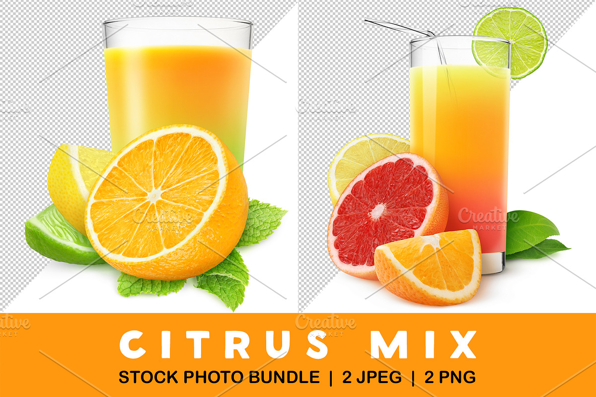 Mixed citrus juice in Objects - product preview 8