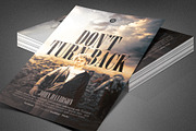 Don't Turn Back Church Flyer